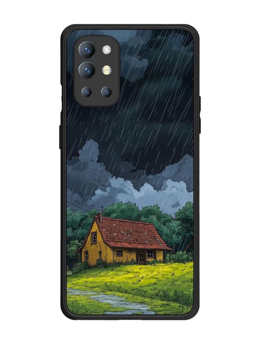 Rainy Day Retreat Glossy Soft Edge Case for Oneplus 9R (5G) Chachhi