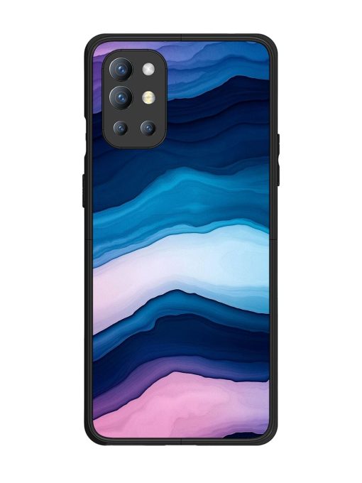 Oceanic Layers Glossy Soft Edge Case for Oneplus 9R (5G) Chachhi