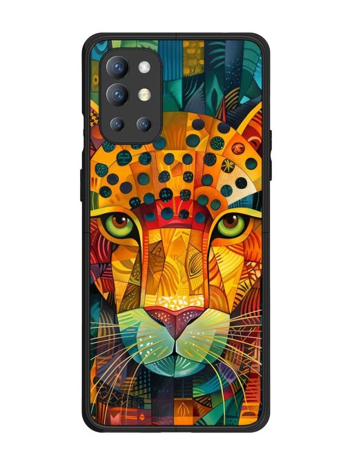 Mosaic Majesty Glossy Soft Edge Case for Oneplus 9R (5G) Chachhi