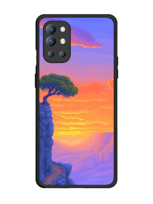 Cliffside Solitude Glossy Soft Edge Case for Oneplus 9R (5G) Chachhi