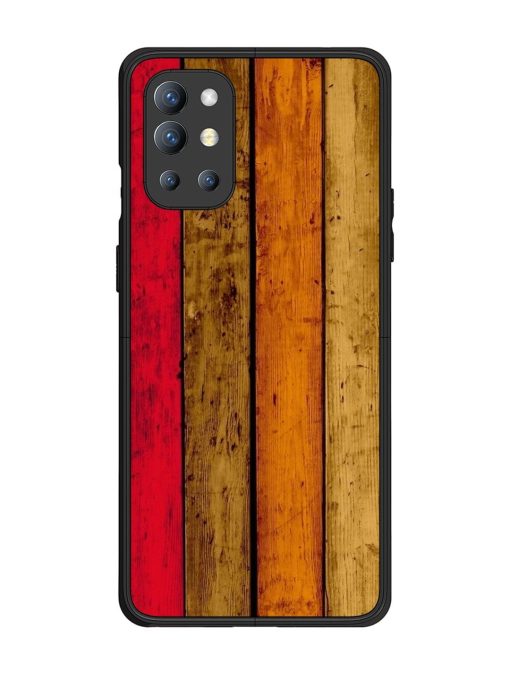 Colorful Woodgrain Glossy Soft Edge Case for Oneplus 9R (5G) Chachhi