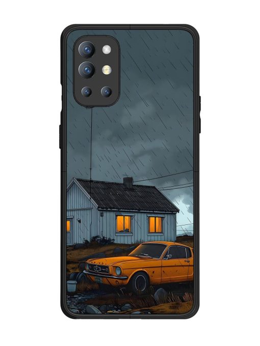 Rainy Day Retreat Glossy Soft Edge Case for Oneplus 9R (5G) Chachhi