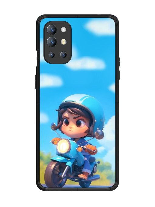 Little Rider Glossy Soft Edge Case for Oneplus 9R (5G) Chachhi