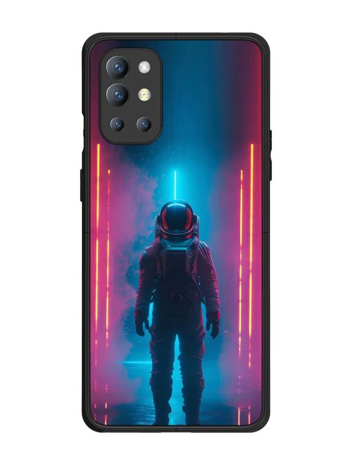 Neon Astronaut Glossy Soft Edge Case for Oneplus 9R (5G) Chachhi