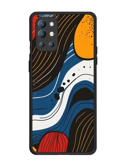 Abstract Expression Glossy Soft Edge Case for Oneplus 9R (5G) Chachhi