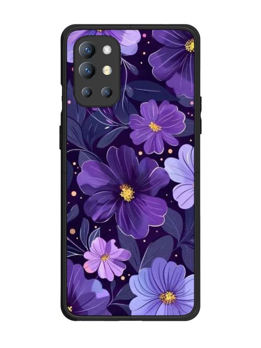 Purple Paradise Glossy Soft Edge Case for Oneplus 9R (5G) Chachhi