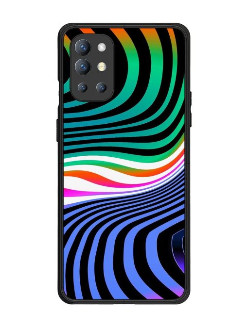 Psychedelic Waves Glossy Soft Edge Case for Oneplus 9R (5G) Chachhi