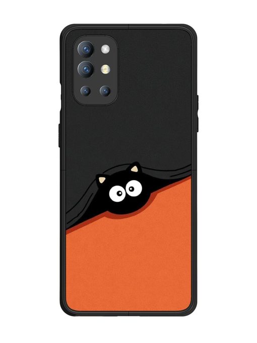 Peek-A-Boo Kitty Glossy Soft Edge Case for Oneplus 9R (5G) Chachhi