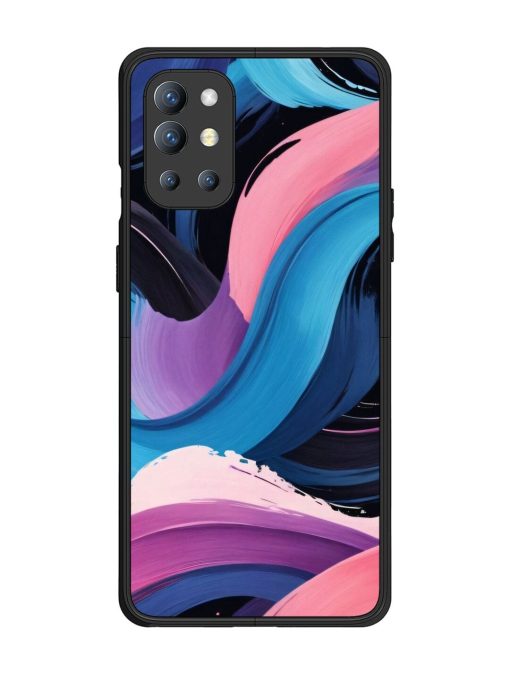 Whimsical Waves Glossy Soft Edge Case for Oneplus 9R (5G) Chachhi