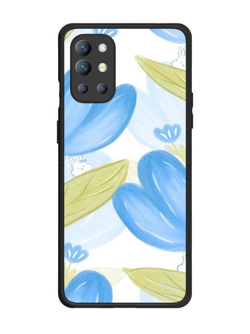 Bunny'S Blue Garden Glossy Soft Edge Case for Oneplus 9R (5G)