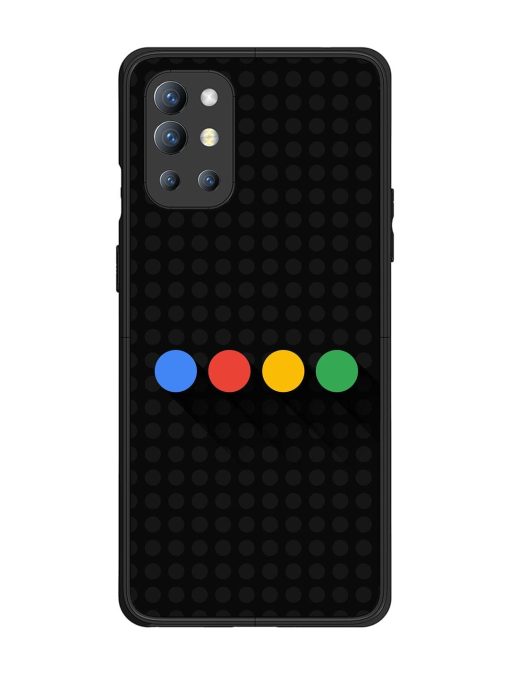 Google Dots Glossy Soft Edge Case for Oneplus 9R (5G) Chachhi