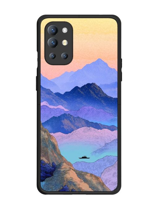 Mountain Mist Glossy Soft Edge Case for Oneplus 9R (5G) Chachhi