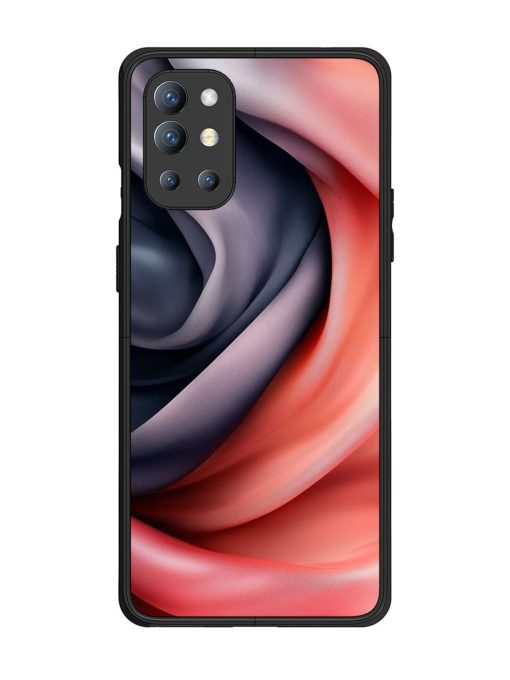 Swirling Silk Glossy Soft Edge Case for Oneplus 9R (5G) Chachhi