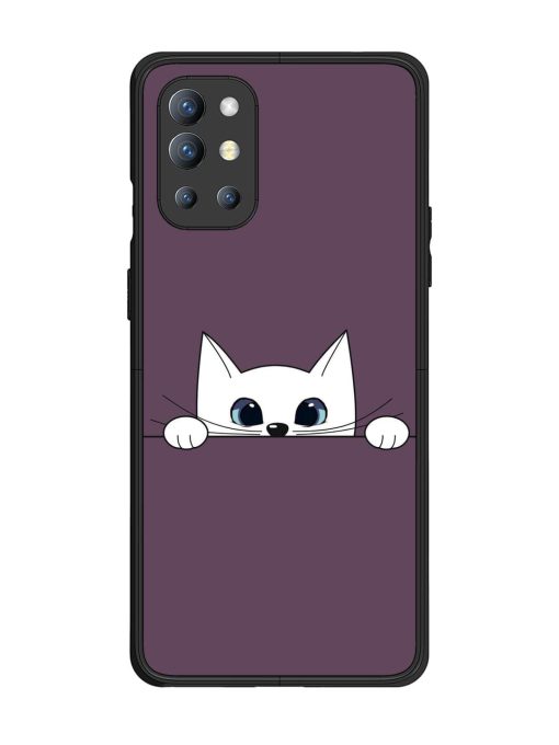 Peek-A-Boo Kitty Glossy Soft Edge Case for Oneplus 9R (5G) Chachhi