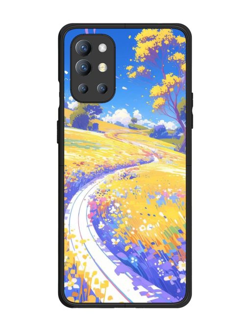 Vibrant Spring Meadow Glossy Soft Edge Case for Oneplus 9R (5G) Chachhi