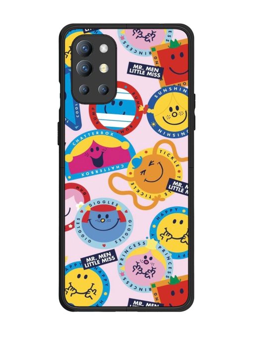 Whimsical Mr. Men & Little Miss Glossy Soft Edge Case for Oneplus 9R (5G) Chachhi