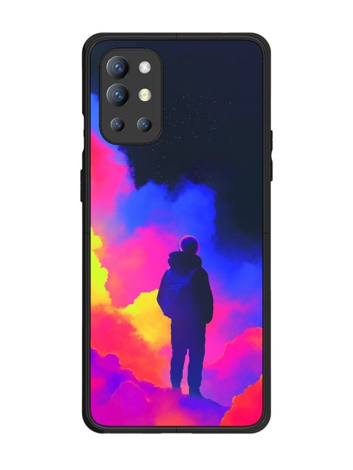 Cosmic Wanderer Glossy Soft Edge Case for Oneplus 9R (5G) Chachhi