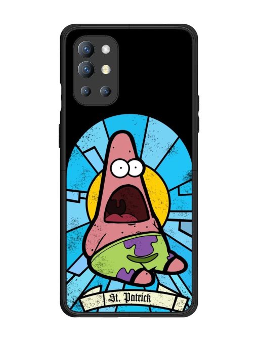 St. Patrick'S Day Stained Glass Patrick Star Glossy Soft Edge Case for Oneplus 9R (5G) Chachhi