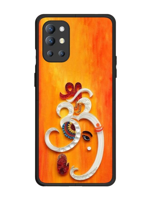 Ganesha In Quilling Art Glossy Soft Edge Case for Oneplus 9R (5G) Chachhi