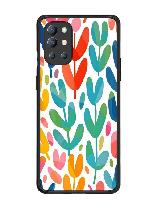 Rainbow Of Blooms Glossy Soft Edge Case for Oneplus 9R (5G) Chachhi