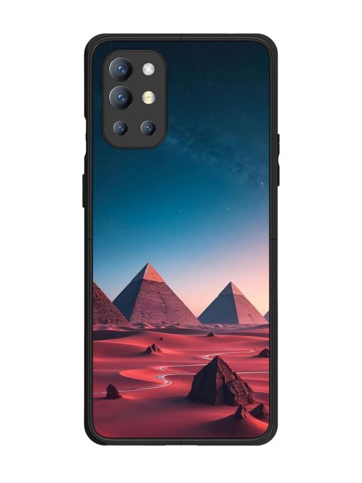 Ancient Wonders Sky Glossy Soft Edge Case for Oneplus 9R (5G) Chachhi