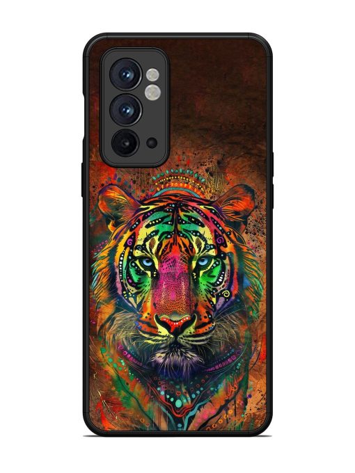 Cosmic Tiger Glossy Soft Edge Case for Oneplus 9RT (5G) Chachhi