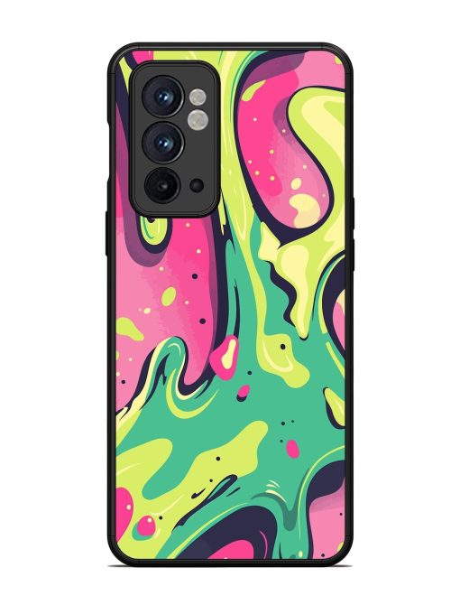 Gooey Grooves Glossy Soft Edge Case for Oneplus 9RT (5G) Chachhi