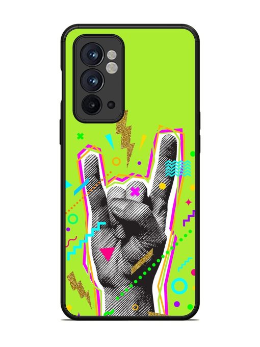 Neon Rock Glossy Soft Edge Case for Oneplus 9RT (5G) Chachhi