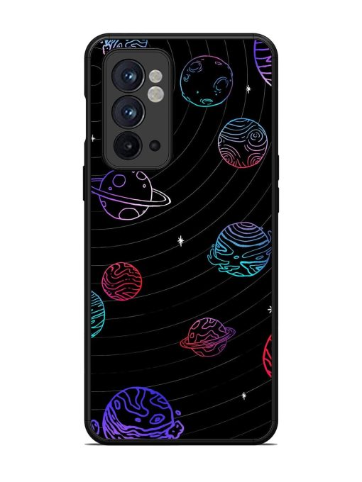 Cosmic Ballet Glossy Soft Edge Case for Oneplus 9RT (5G) Chachhi