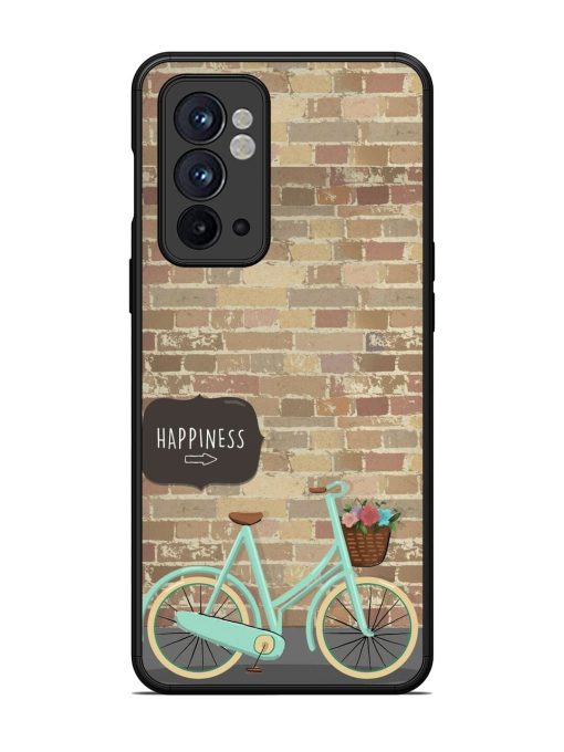 Pedaling Towards Happiness Glossy Soft Edge Case for Oneplus 9RT (5G) Chachhi