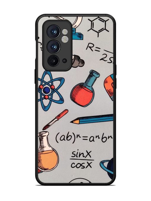 Science Doodle Glossy Soft Edge Case for Oneplus 9RT (5G) Chachhi