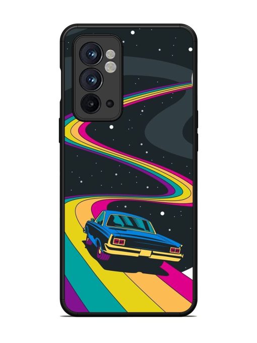 Rainbow Road Glossy Soft Edge Case for Oneplus 9RT (5G)