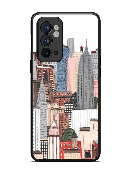 Cityscape Dreams Glossy Soft Edge Case for Oneplus 9RT (5G) Chachhi