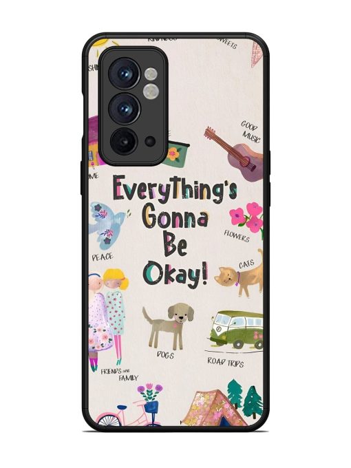 Sunshine And Smiles Glossy Soft Edge Case for Oneplus 9RT (5G) Chachhi