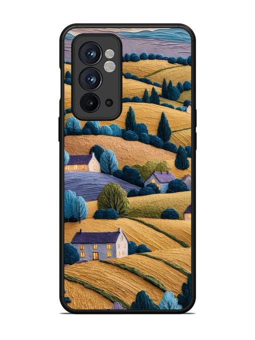 Rolling Hilltop Haven Glossy Soft Edge Case for Oneplus 9RT (5G) Chachhi