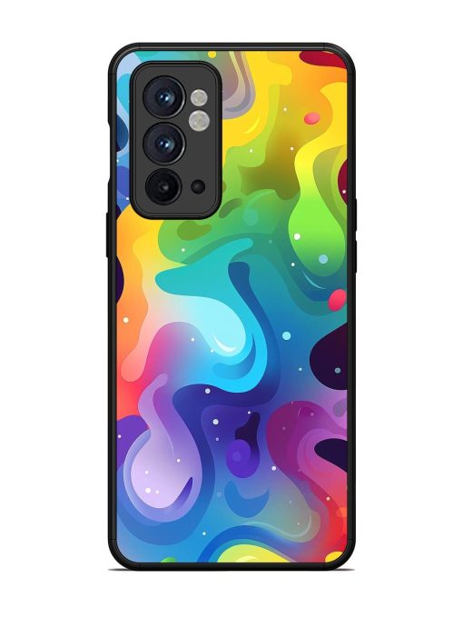 Rainbow River Glossy Soft Edge Case for Oneplus 9RT (5G) Chachhi