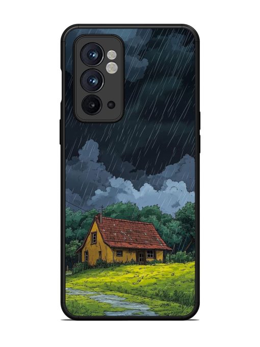 Rainy Day Retreat Glossy Soft Edge Case for Oneplus 9RT (5G) Chachhi