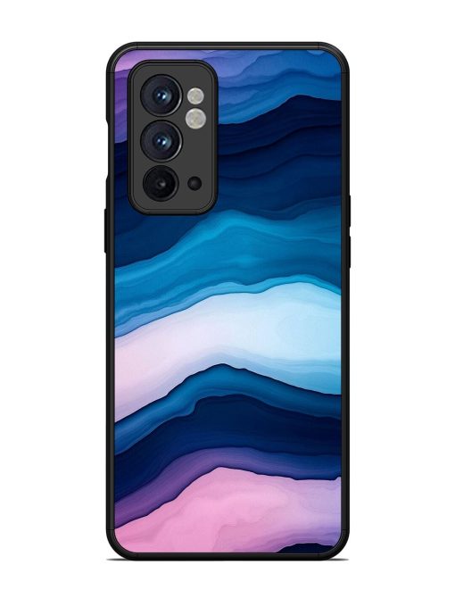 Oceanic Layers Glossy Soft Edge Case for Oneplus 9RT (5G) Chachhi