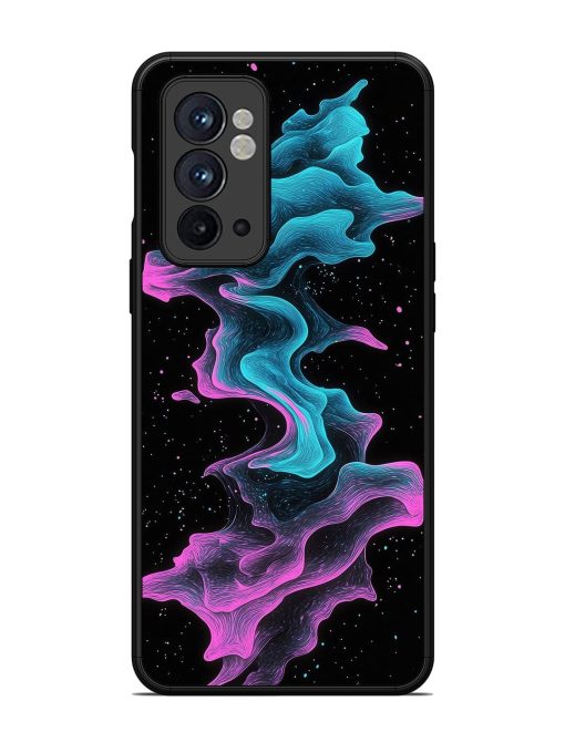 Cosmic Currents Glossy Soft Edge Case for Oneplus 9RT (5G) Chachhi