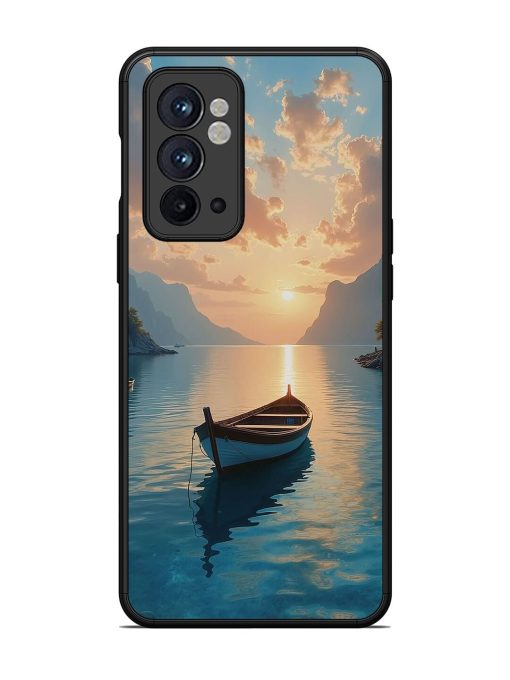 Serene Sunset Glossy Soft Edge Case for Oneplus 9RT (5G) Chachhi