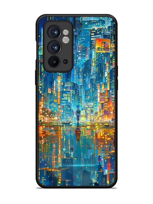 Neon Metropolis Glossy Soft Edge Case for Oneplus 9RT (5G) Chachhi