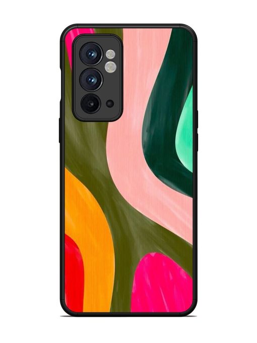 Wavy Wonder Glossy Soft Edge Case for Oneplus 9RT (5G) Chachhi