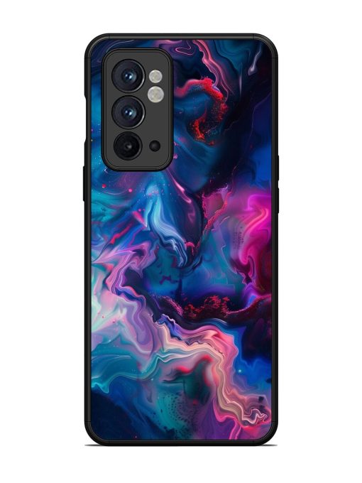 Cosmic Swirl Glossy Soft Edge Case for Oneplus 9RT (5G) Chachhi