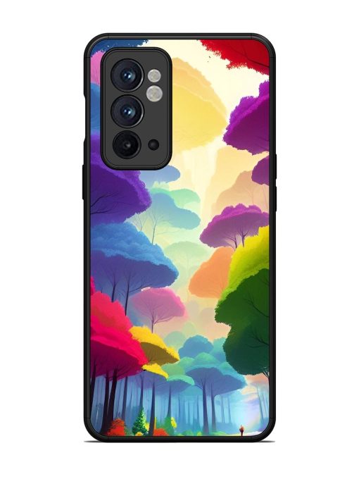 Rainbow Road Glossy Soft Edge Case for Oneplus 9RT (5G) Chachhi