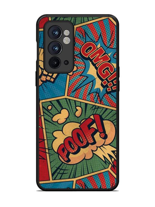 Comic Book Chaos Glossy Soft Edge Case for Oneplus 9RT (5G) Chachhi