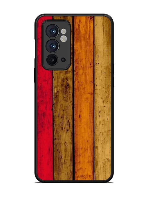 Colorful Woodgrain Glossy Soft Edge Case for Oneplus 9RT (5G) Chachhi