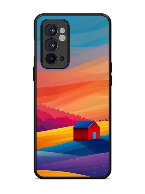 Sunset Solitude Glossy Soft Edge Case for Oneplus 9RT (5G) Chachhi