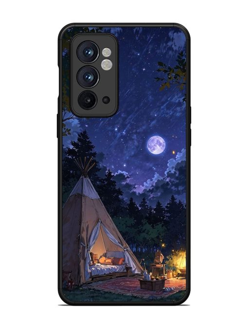 Moonlight Camping Glossy Soft Edge Case for Oneplus 9RT (5G) Chachhi