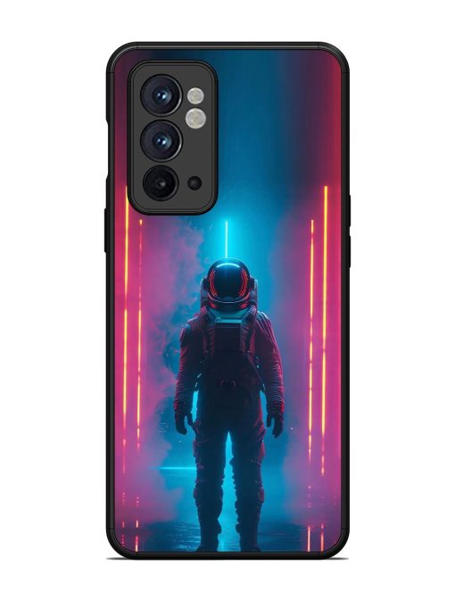 Neon Astronaut Glossy Soft Edge Case for Oneplus 9RT (5G) Chachhi