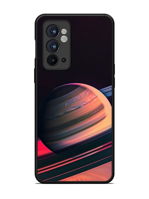 Neon Saturn Glossy Soft Edge Case for Oneplus 9RT (5G) Chachhi